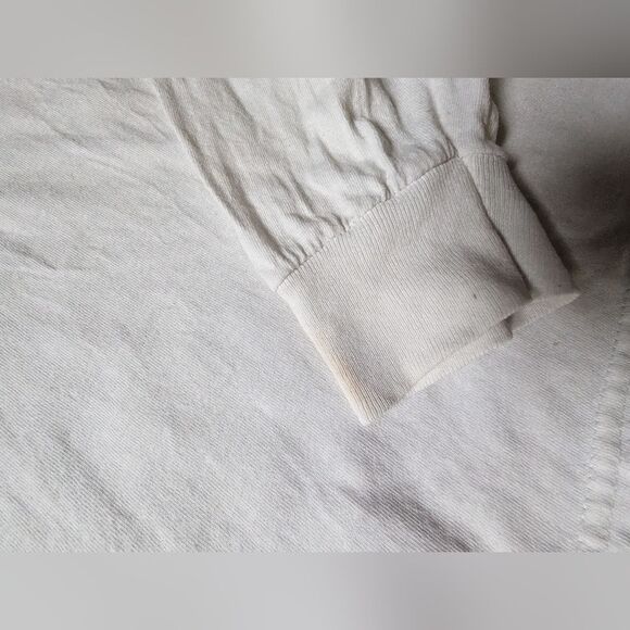 Wu Tang Clan L/S Thrashed Graphic Tee White Gildan Heavy Cotton XL Flaws - Picture 13 of 14